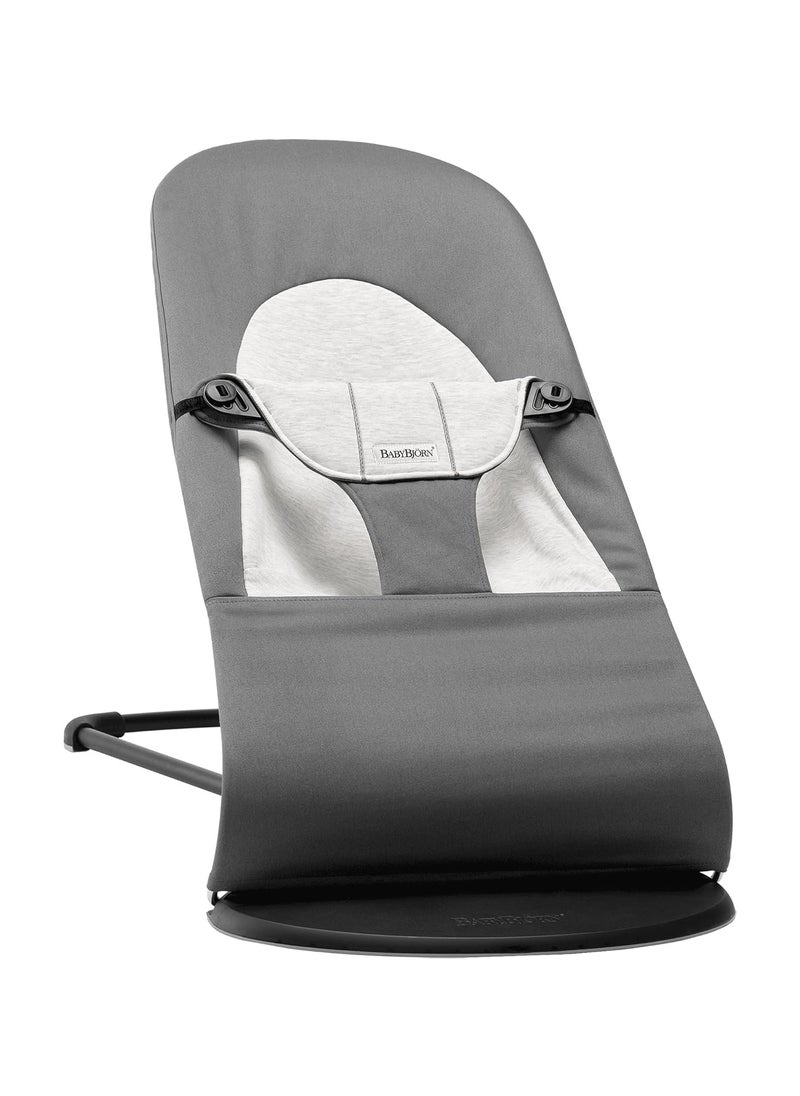 BabyBjörn Bouncer Balance Soft, Woven/Jersey, Dark grey/Grey