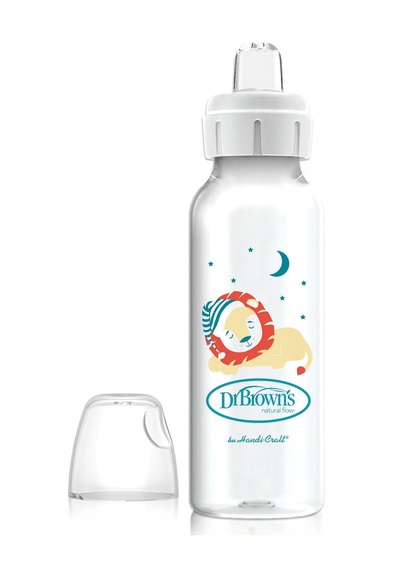 Dr Brown's Milestones Sippy Spout Bottle, 250mL, BPA Free, Leak-Proof
