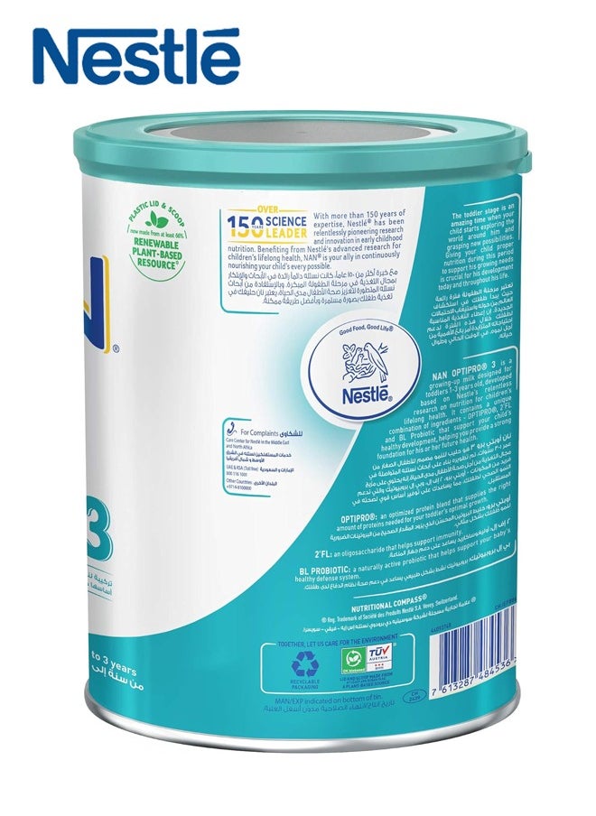 NAN 3 Optipro Growing-Up Formula, 800g