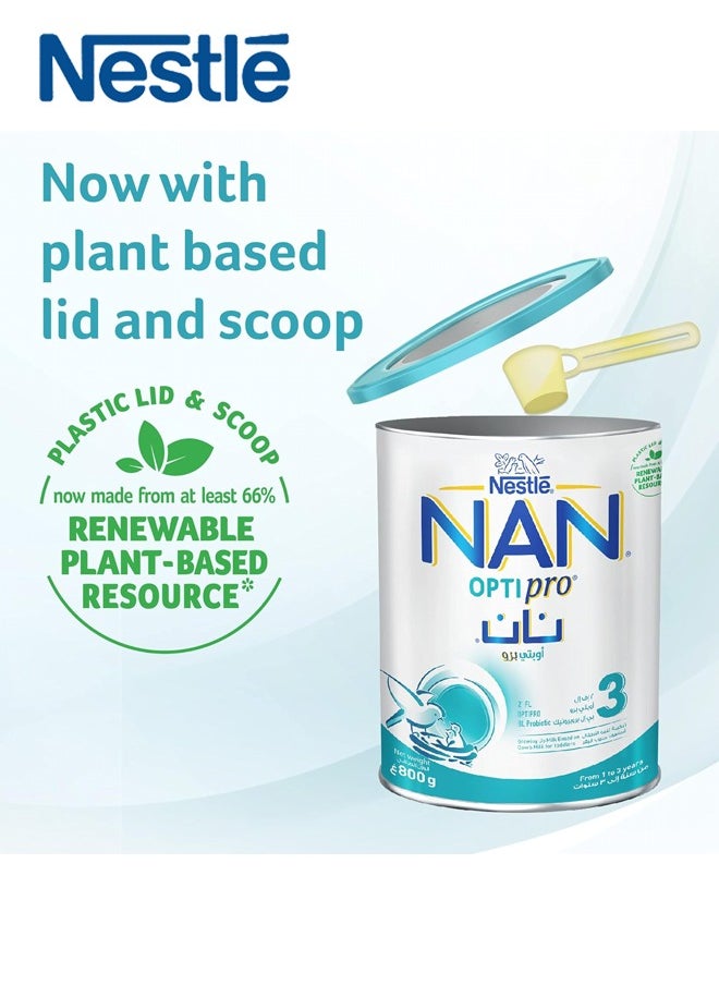 NAN 3 Optipro Growing-Up Formula, 800g