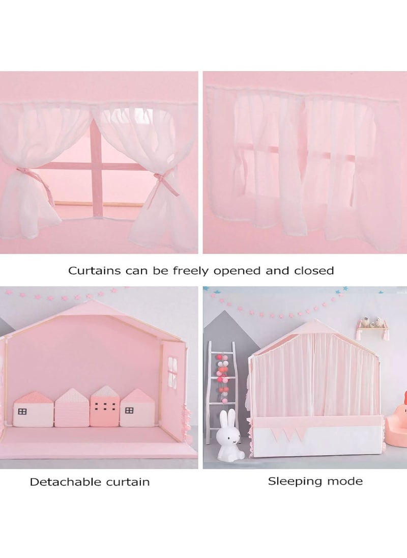 Dog Bed Pet Bed Cat Dog Bed Dog Kennel Teddy Small Dog Cat Pet Princess Bed Pet Tent Nest Four Seasons Universal Removable and Washable Tents Kennel Cat Bed Puppy Sofa