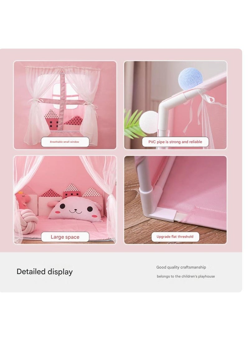 Dog Bed Pet Bed Cat Dog Bed Dog Kennel Teddy Small Dog Cat Pet Princess Bed Pet Tent Nest Four Seasons Universal Removable and Washable Tents Kennel Cat Bed Puppy Sofa
