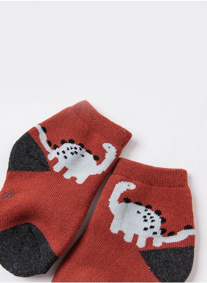 Boys' Dinosaur Socks Set (2 Pairs)