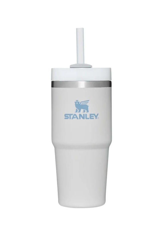 Quencher H2.0 Flow State Stainless Steel Vacuum Insulated Tumbler with Lid and Straw for Water, Iced Tea or Coffee, Smoothie and More, 14 oz , GRAY