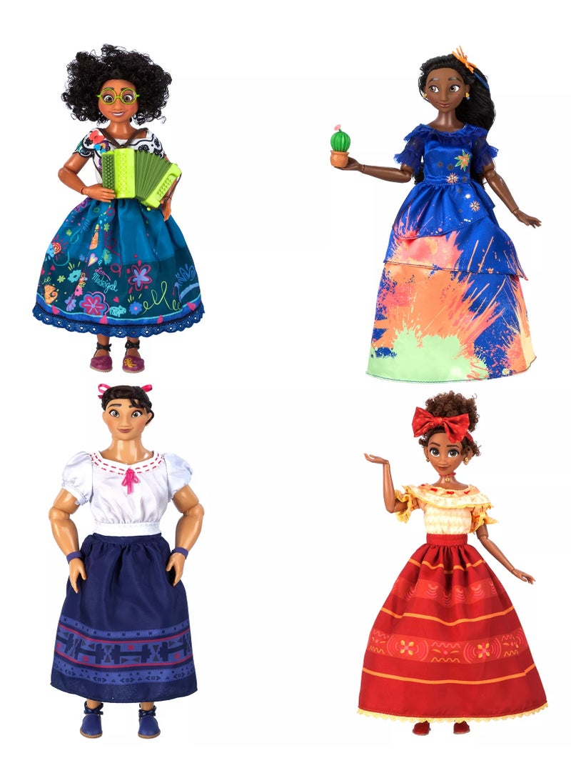 Disney Encanto Doll Set - 4 Characters - Size 30 CM Each