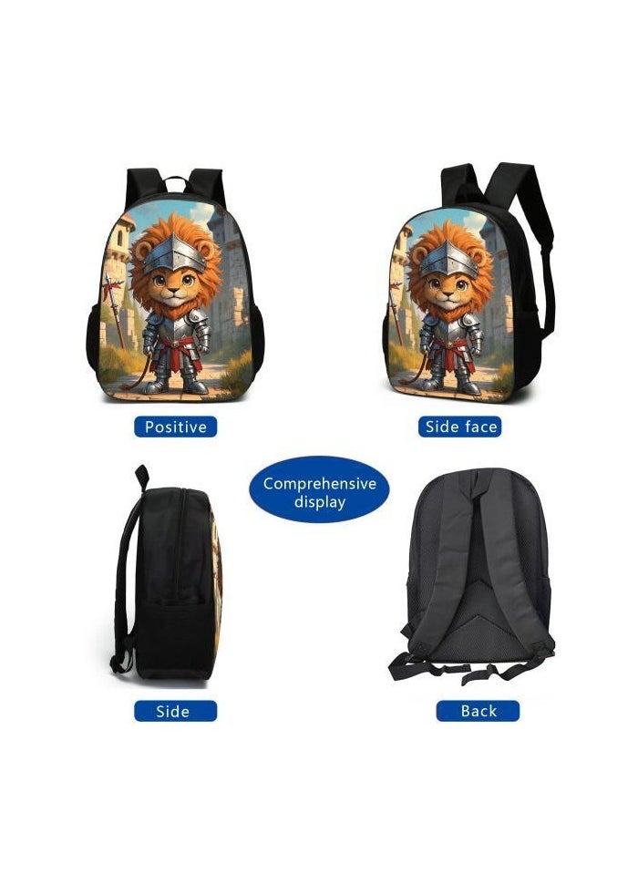 Cartoon style universal three-piece schoolbag - 1131