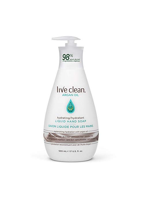 Live Clean Liquid Hand Soap, Argan Oil, 17 Oz (Packaging May Vary)