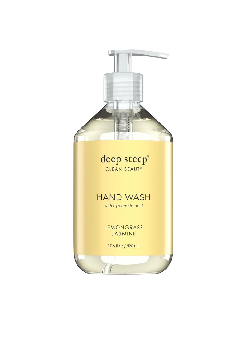 Deep Steep Liquid Hand Wash, 17.6 Ounces (Lemongrass Jasmine)