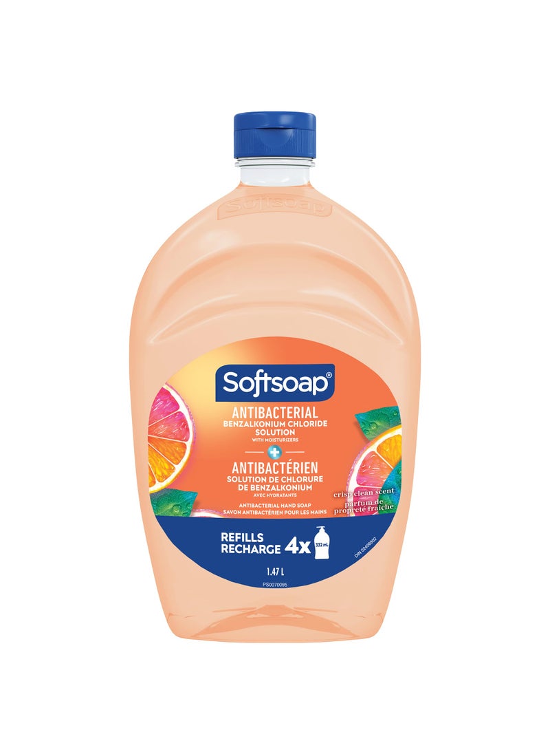 Softsoap Antibacterial Refill 50oz Crisp Clean Scent