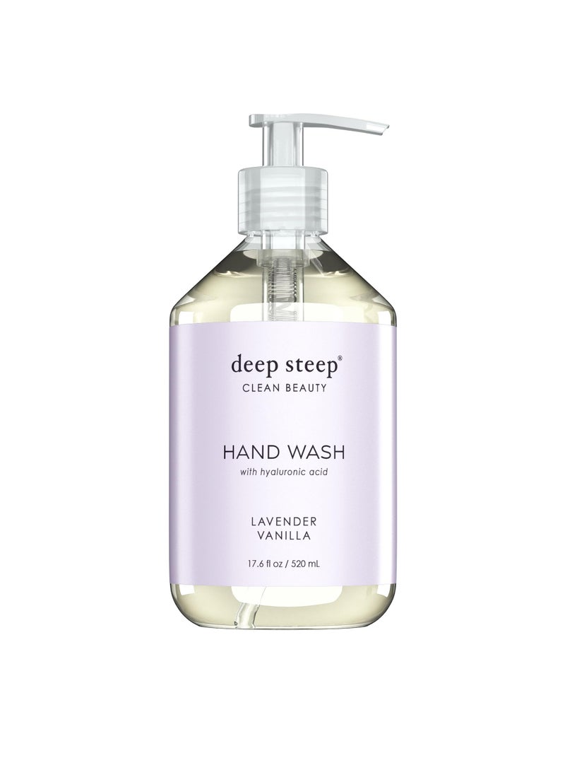 Deep Steep Liquid Hand Wash, 17.6 Ounces (Lavender Vanilla)