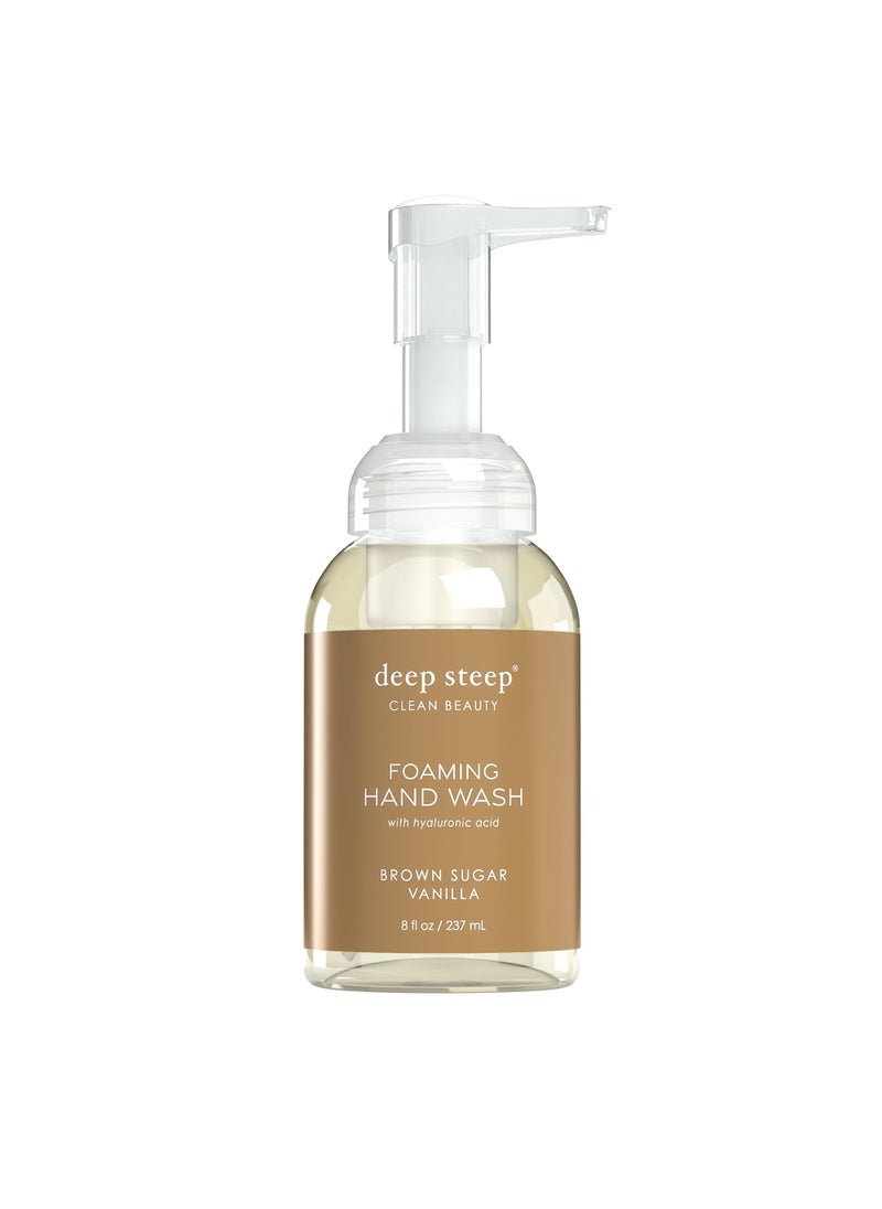 Deep Steep Foaming Hand Wash, 8oz (Brown Sugar Vanilla)