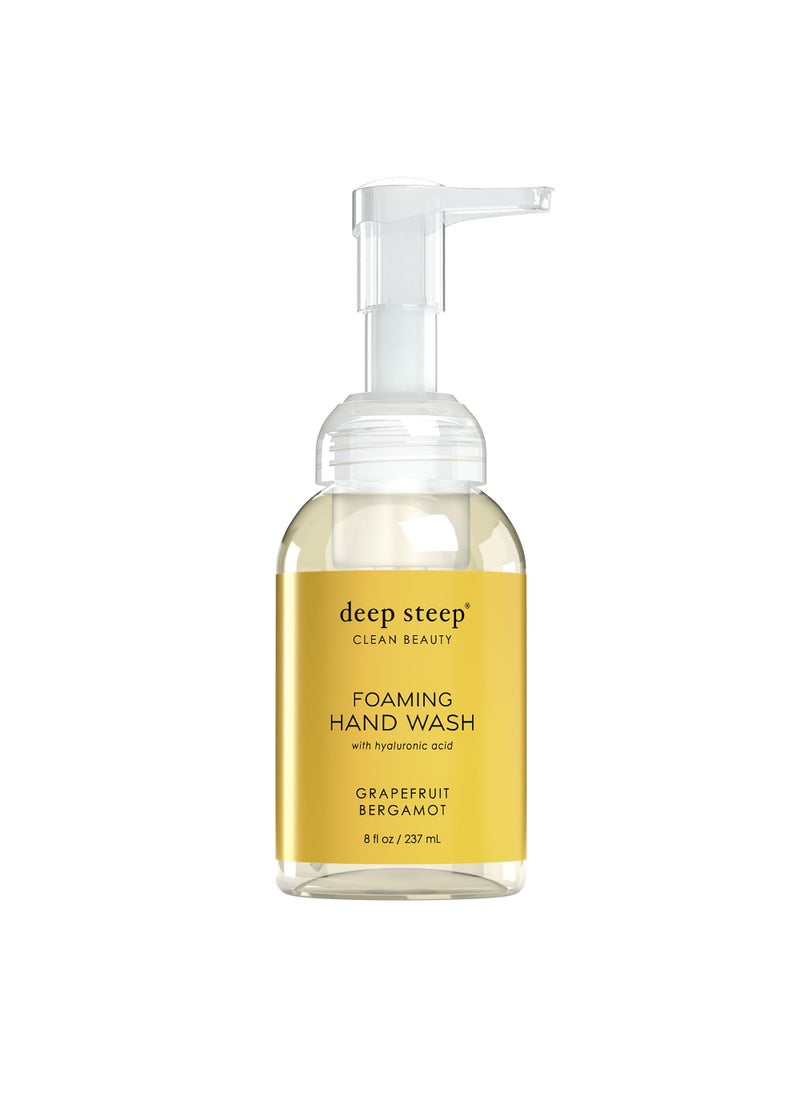 Deep Steep Foaming Hand Wash 8oz (Grapefruit Bergamot)