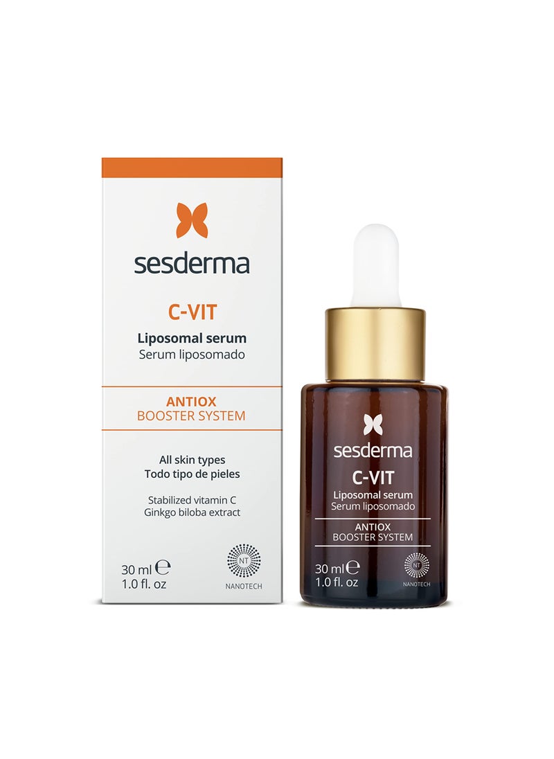 Sesderma | C-Vit Liposomal Serum | Hydrated and Radiant Skin | Antioxidant Serum | First Signs of Ageing | Pigmentation | Vitamin C Serum for Face | Professional Skincare | 30 ml