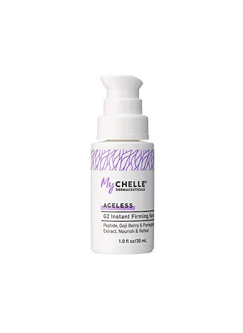 MyCHELLE Dermaceuticals G2 Instant Firming Serum, 1 Fl Oz - Skin Firming Serum with Peptide, Goji Berry & Pomegranate Extract to Nourish, Refine & Help Reduce the Appearance of Fine Lines and Wrinkles