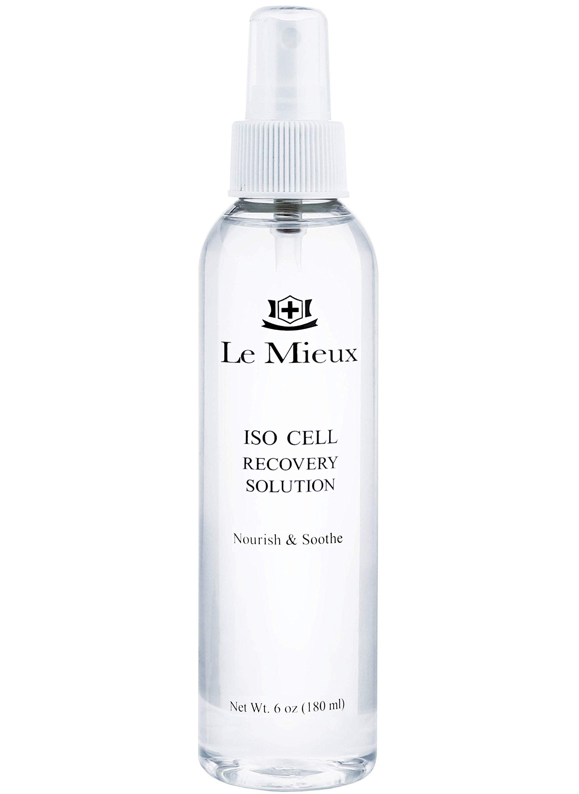 Le Mieux Iso-Cell Recovery Solution Facial Toner - Soothing Face Mist, Hydrating Amino Acid & Mineral Spray to Help Calm Post-Treatment Skin, No Parabens or Sulfates (6 oz / 180 ml)