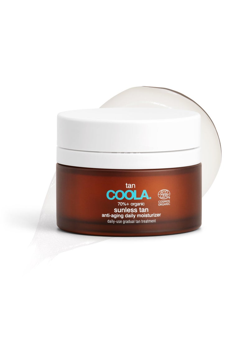 COOLA Organic Sunless Self Tanner Face Moisturizer, Dermatologist Tested Anti-Aging Skin Care, Vegan and Gluten Free, 1.5 Fl Oz