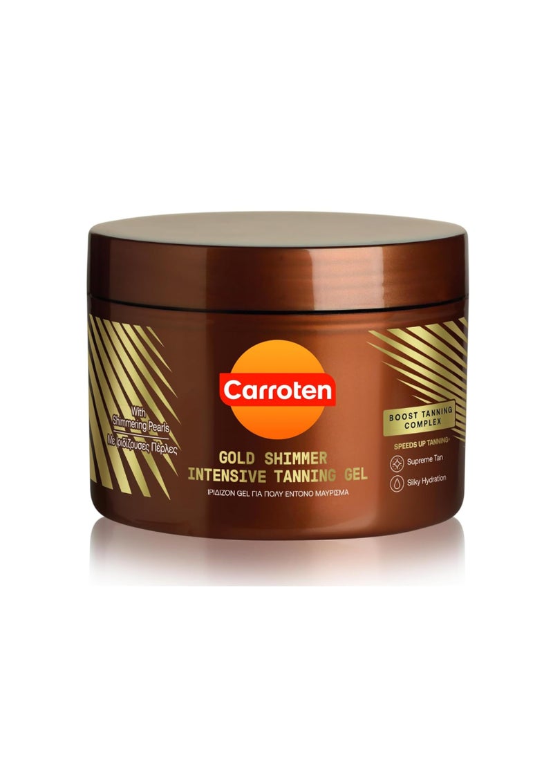 Carroten Gold Shimmer Intensive Tanning Gel SPF0 150 ml / 5 oz