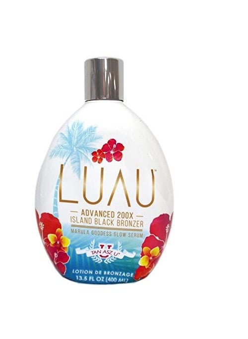 Tan Asz U Luau Advanced 200X Island Black Bronzer Tanning Lotion