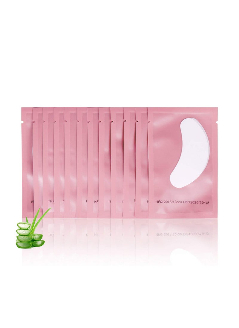 Voncasen 100 Pairs Set Gel pads for eyelash extensions, Comfy and Cool Under Eye Pads for Eyelash Extensions Eye Patches Beauty Tool