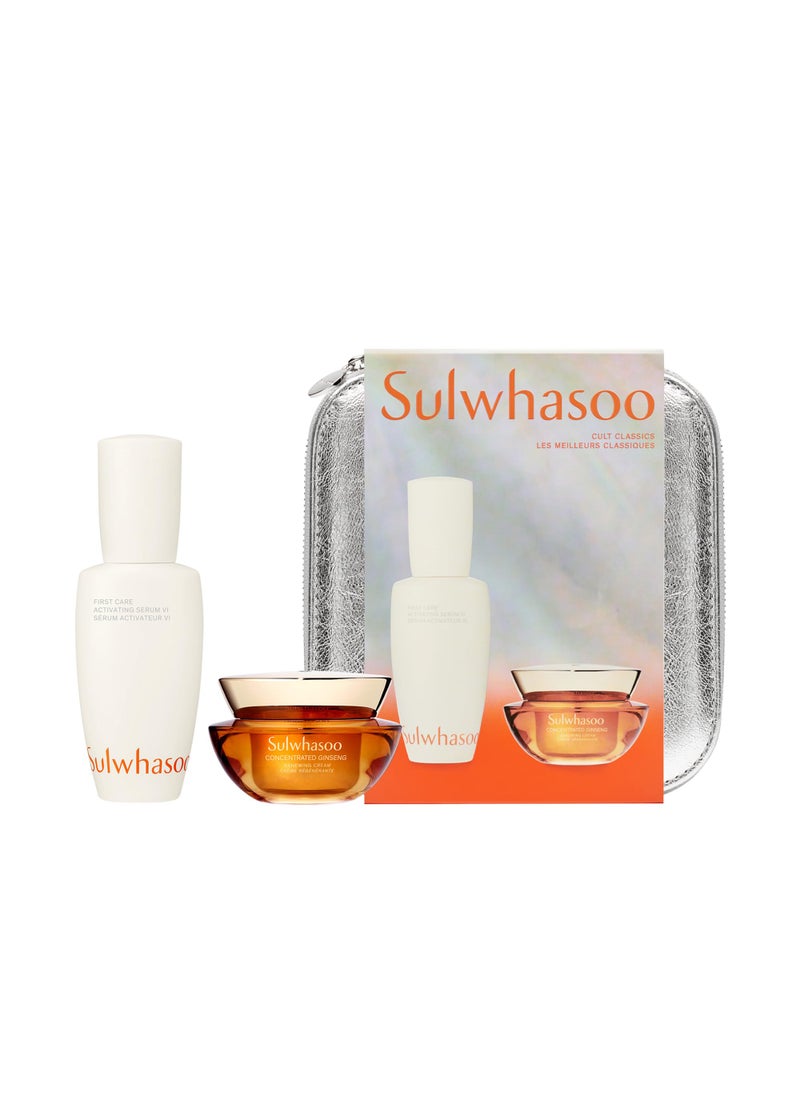 Sulwhasoo Cult Classics Set: Nourish, Hydrate, Visibly Firm, Serum, Moisturizer