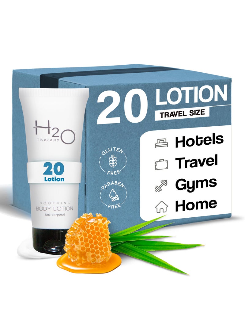 1-Shoppe All-in-Kit H2O Therapy Lotion, Travel Size Hotel Hospitality, 0.85 oz (Case of 20)