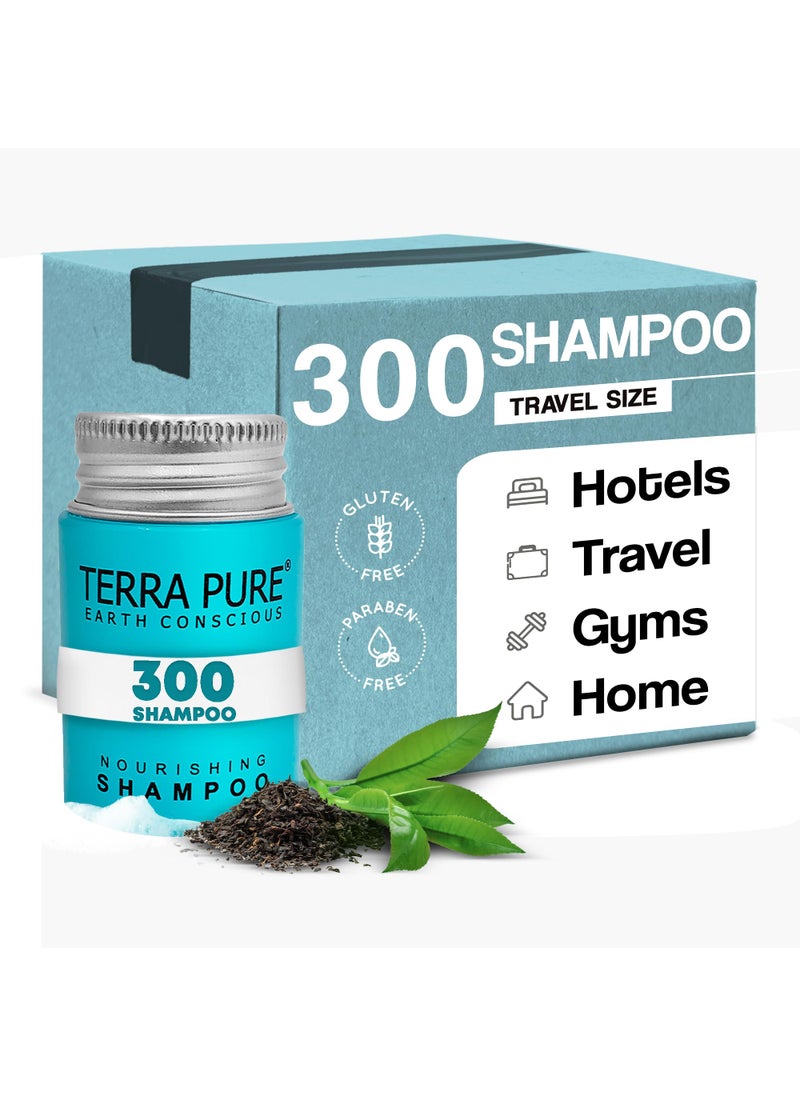 Terra Pure White Tea & Coconut Shampoo, Travel Size Hotel Amenities, 1 oz. (Case of 300)