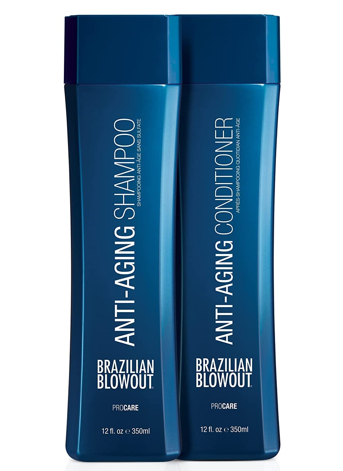 Brazilian Blowout Anti Aging Shampoo/Conditioner, 12 Fl Oz (Pack of 2)