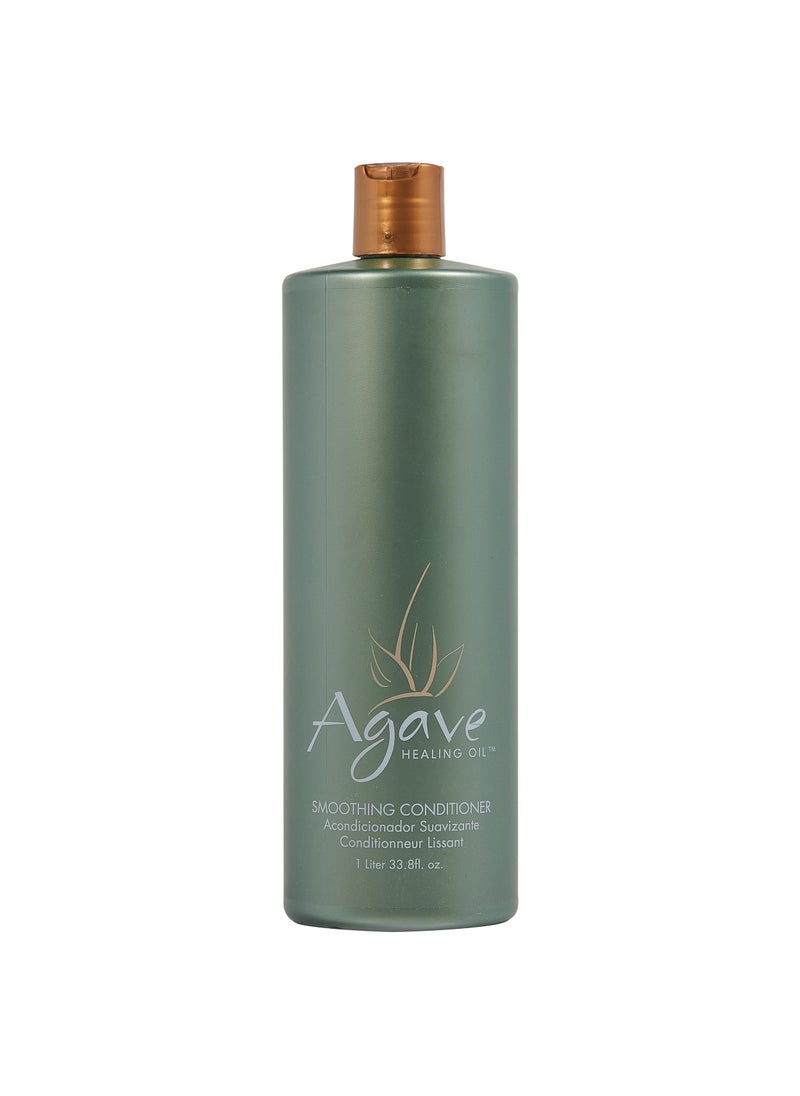 Agave Smoothing Conditioner Lightweight Moisture Infusion & Frizz Control, Sulfate-Free, Color-Safe, 33.8 oz