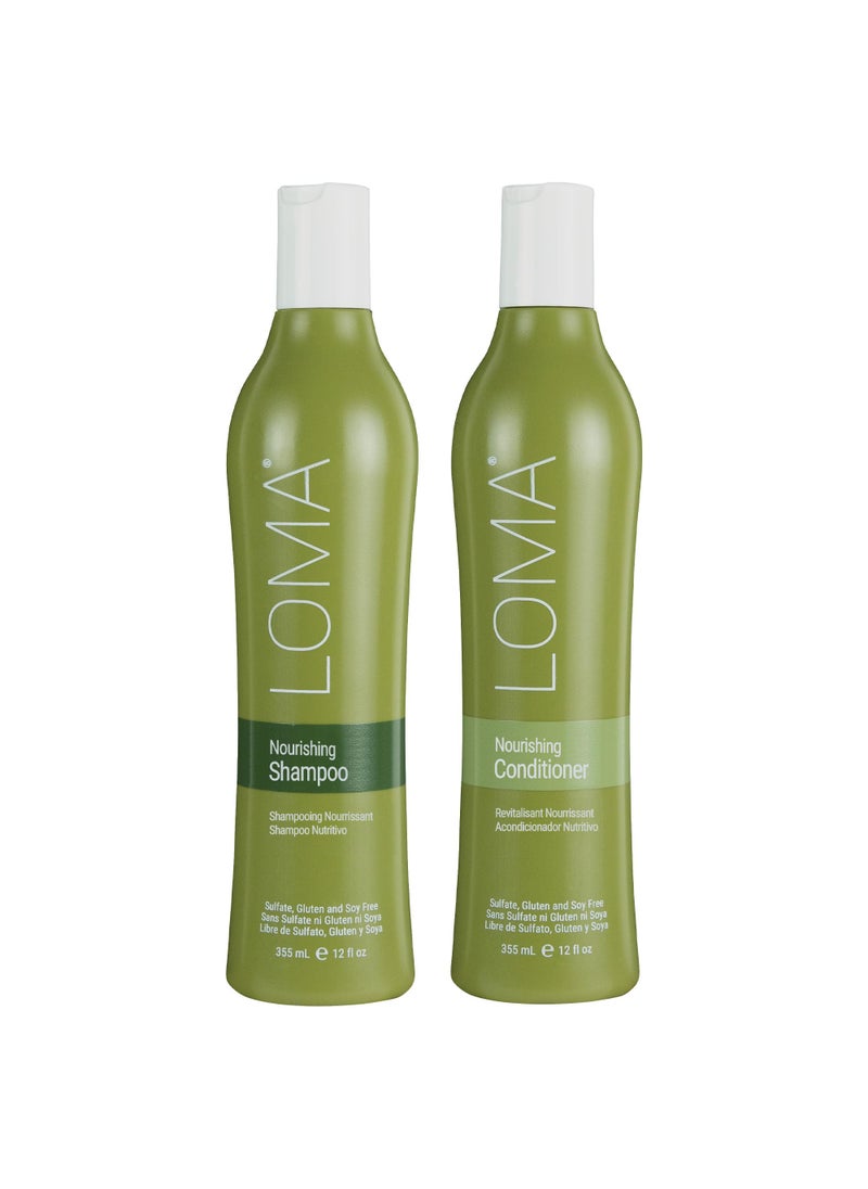 LOMA Nourishing Shampoo and Nourishing Conditioner (DUO PACK) 12 Ounce