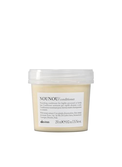 Davines NOUNOU Conditioner | Hydrating Deep Conditioner for Bleached, Permed, Relaxed, Damaged or Very Dry Hair | Replenishes Chemically Processed Hair | 8.45 fl oz