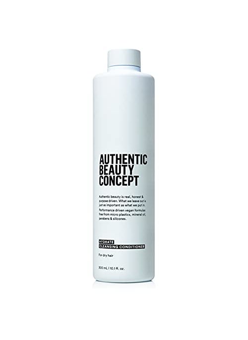 Authentic Beauty Concept Hydrate Cleansing Conditioner | Moisturizing Co-Wash | Increases Combability & Hydration | Normal To Dry or Curly Hair | Vegan & Cruelty-free | Silicone-free | 10.1 fl. oz.