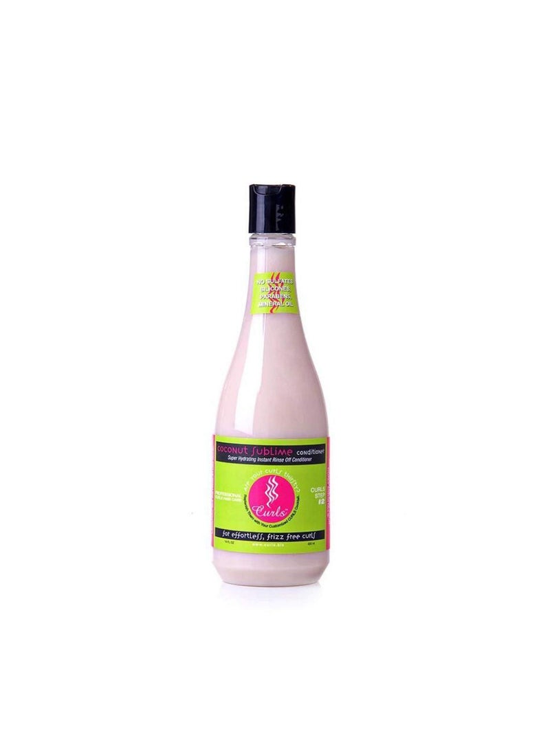 Curls Coconut Sublime Moisturizing Instant Conditioner, 14-Ounce Bottle
