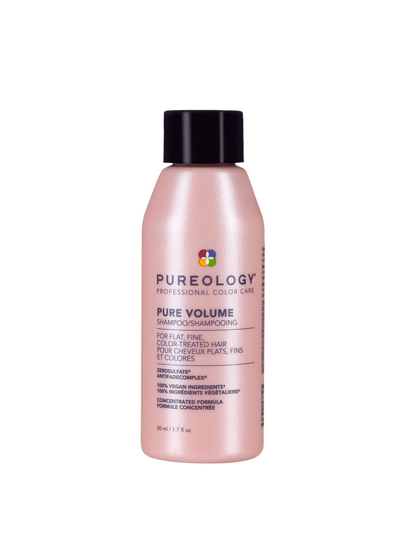 Pureology Pure Volume Shampoo For Flat Fine ColorTreated Hair Adds Lightweight Volume and Body Clarifies Buildup SulfateFree Vegan
