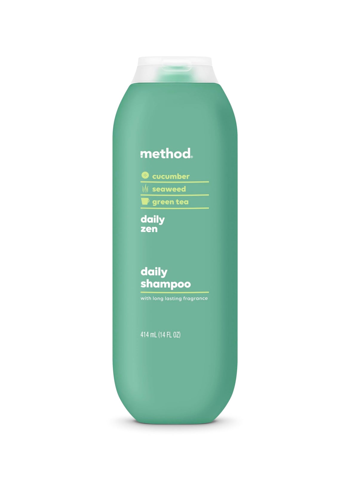 Method Everyday Shampoo, Daily Zen with Cucumber, Green Tea, and Seaweed Scent Notes, Paraben and Sulfate Free, 14 oz (Pack of 1)