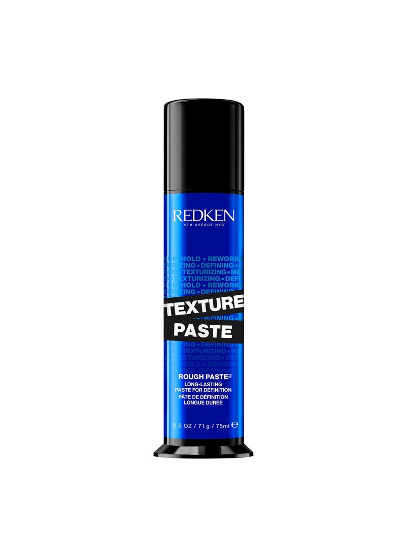 Redken Long-Lasting Styling Paste For All Hair Types - Adds Long-Lasting Texture & Definition With Flexible Control, Medium Hold