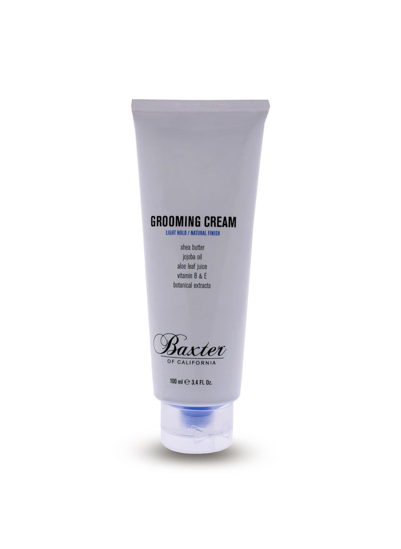 Baxter of California Grooming Cream for Men | Light Hold | Natural Finish | Hair Styler | 3.4 oz