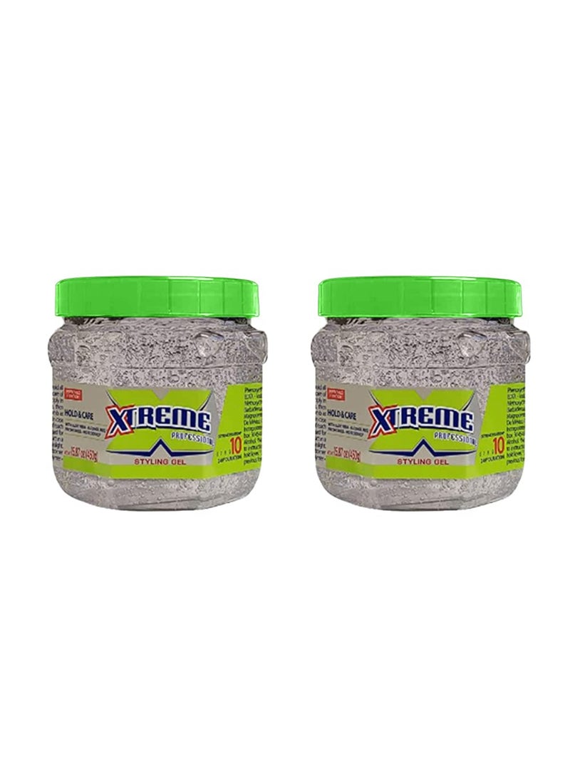 Wetline Xtreme Professional Extra Hold Wet Line Styling Gel, 15.72 Ounce - SET OF 2