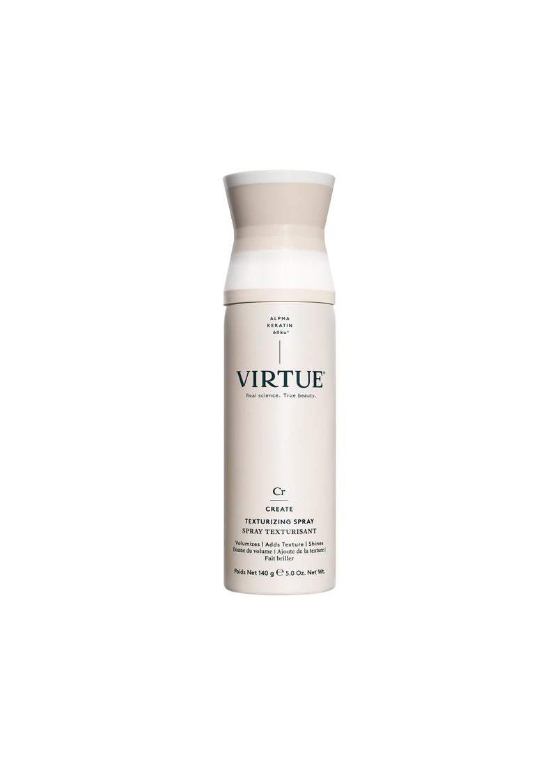 VIRTUE Texturizing Spray, Sulfate Free, Volumizes, Shines, Adds Texture, Color Safe, 5 Oz