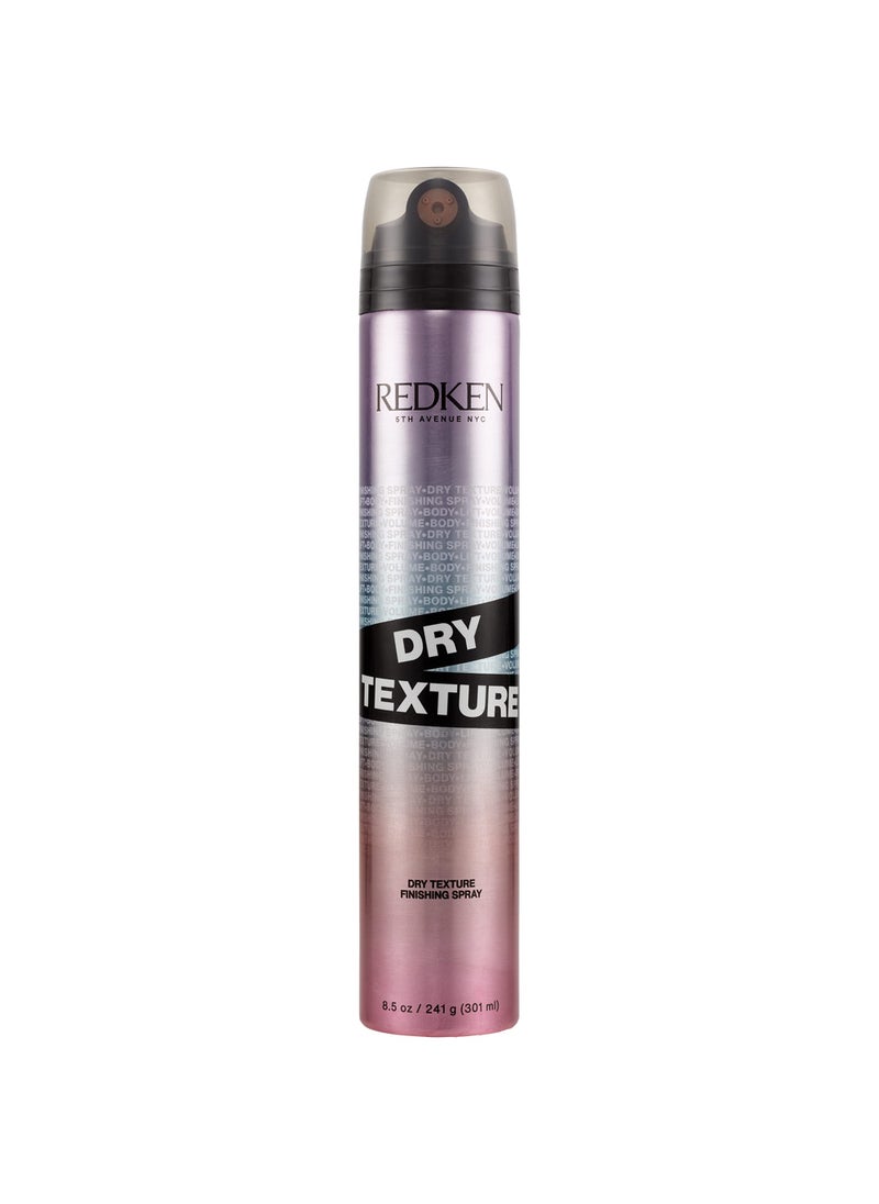 Redken Dry Texture Hairspray For All Hair Types - Lightweight Volumizing Spray, Airy and Beachy Texture, Medium Hold
