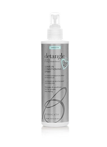 Brocato Detangle Leave In Conditioner Spray: Hair Detangler & Conditioning Spray for Women to Smooth Hair, Tame Frizz & Provide Sun & Heat Protection - Detangling Products for All Hair Types - 8.5 Oz
