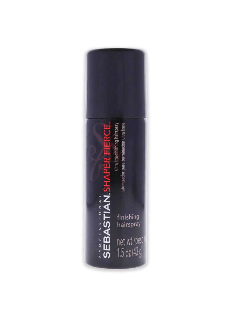 Sebastian Professional Shaper Fierce, Ultra-Firm Finishing Hairspray, For Medium to Heavy Textures, Travel Size, Mini Hairspray, 1.5 oz