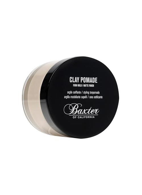 Baxter of California Clay Pomade Firm Hold / Matte Finish Hair Pomade for Men and Women, Perfect for Texturizing Straight or Wavy Hair - 2 Ounces