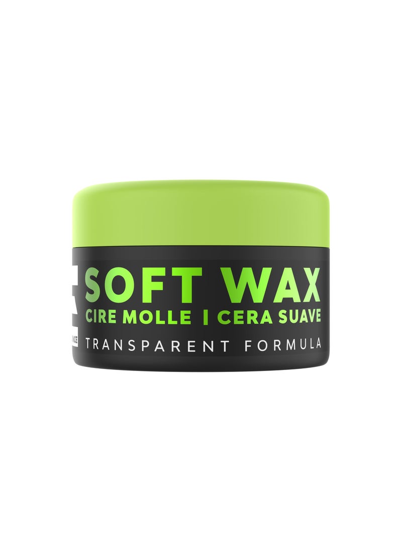 Elegance Soft Wax, 3.38 Oz, Soft Hold Hair Styling Wax, Clear Texture with Moisturizing Argan Oil, Natural Look