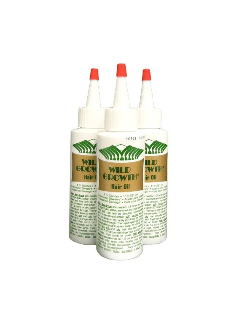 Wild Growth Hair Oil 3pcs x 4oz