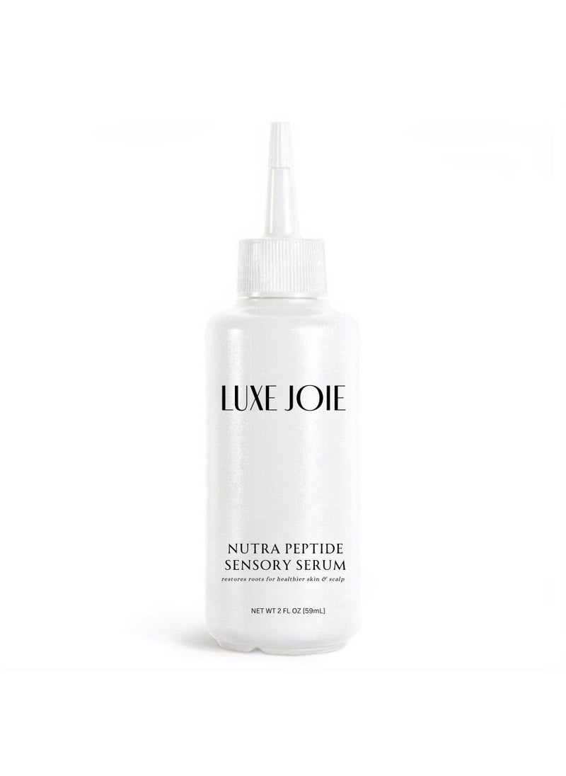 LuxeJoie Nutra Peptide Sensory Serum Resores Roots & Scalp Hair Care Products 2 oz