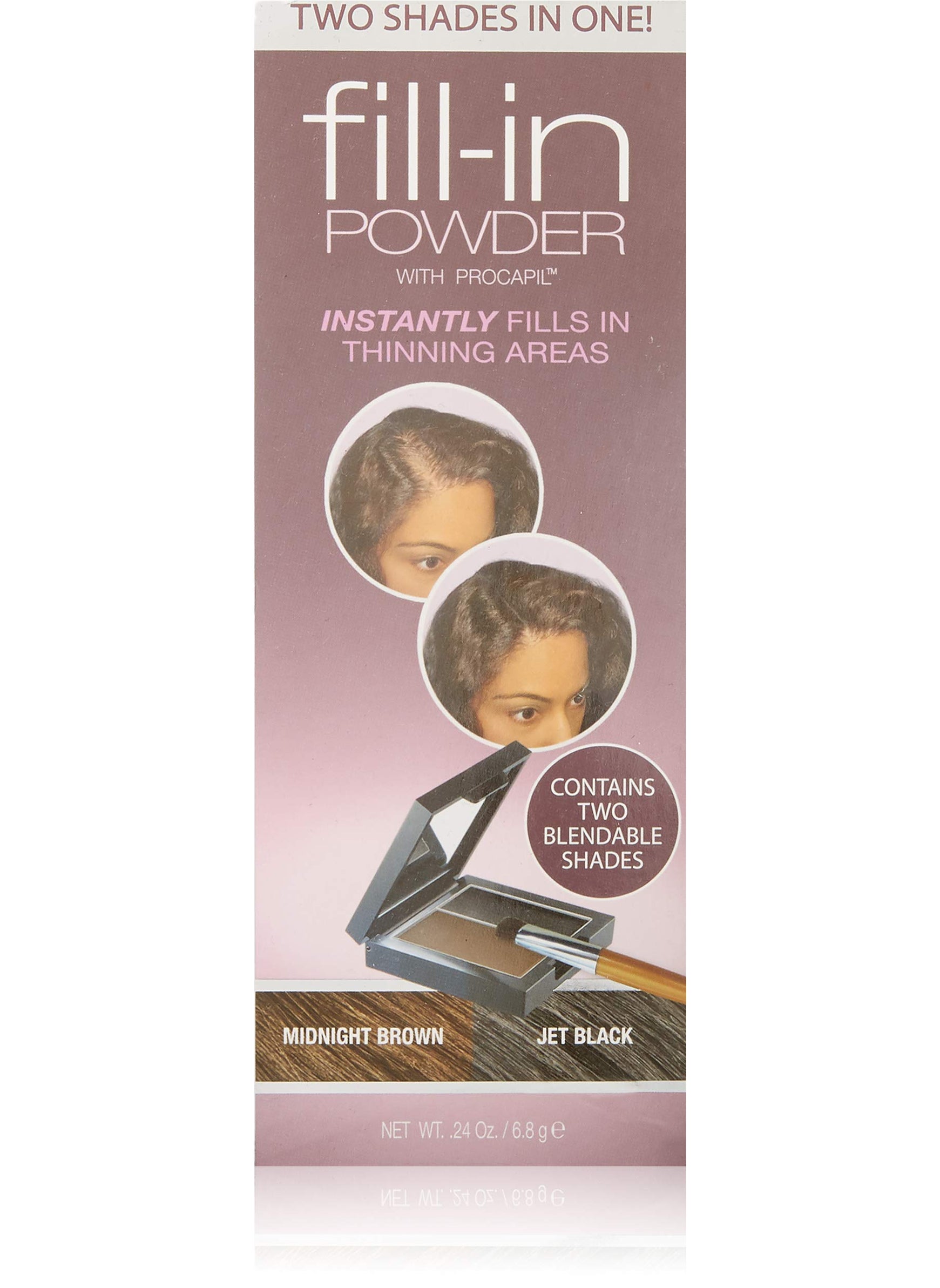 Cover Your Gray Fill In Powder Two Shades In One - Midnight Brown/Jet Black