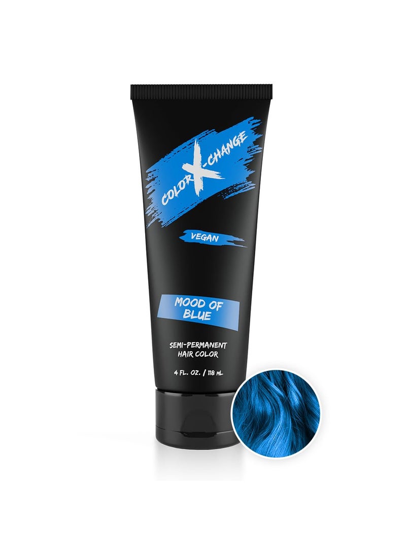 Color X-Change Semi-Permanent Hair Color - Mood of Blue - Vegan, PPD & Ammonia-Free