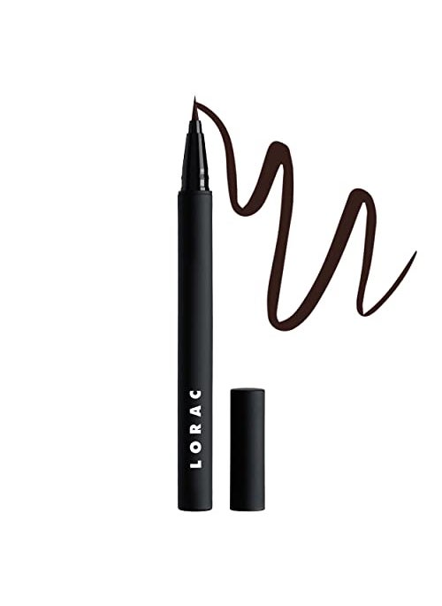 LORAC PRO Liquid Eyeliner, Espresso Brown | Precision Brush Tip | Water Resistant | Long Lasting | Smudge Resistant