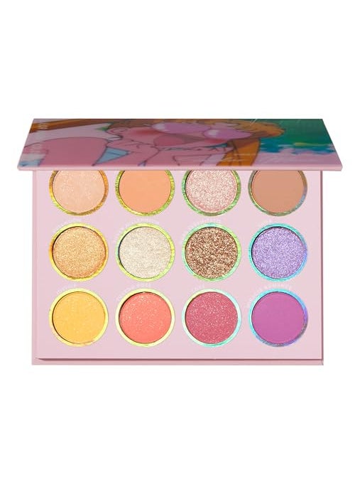 Colourpop x Sailor Moon Pretty Guardian Eyeshadow Palette - Pastel Makeup Palette with Metallic & Matte Finishes - Buildable, Blendable & High-Pigment Formula (0.5 oz)