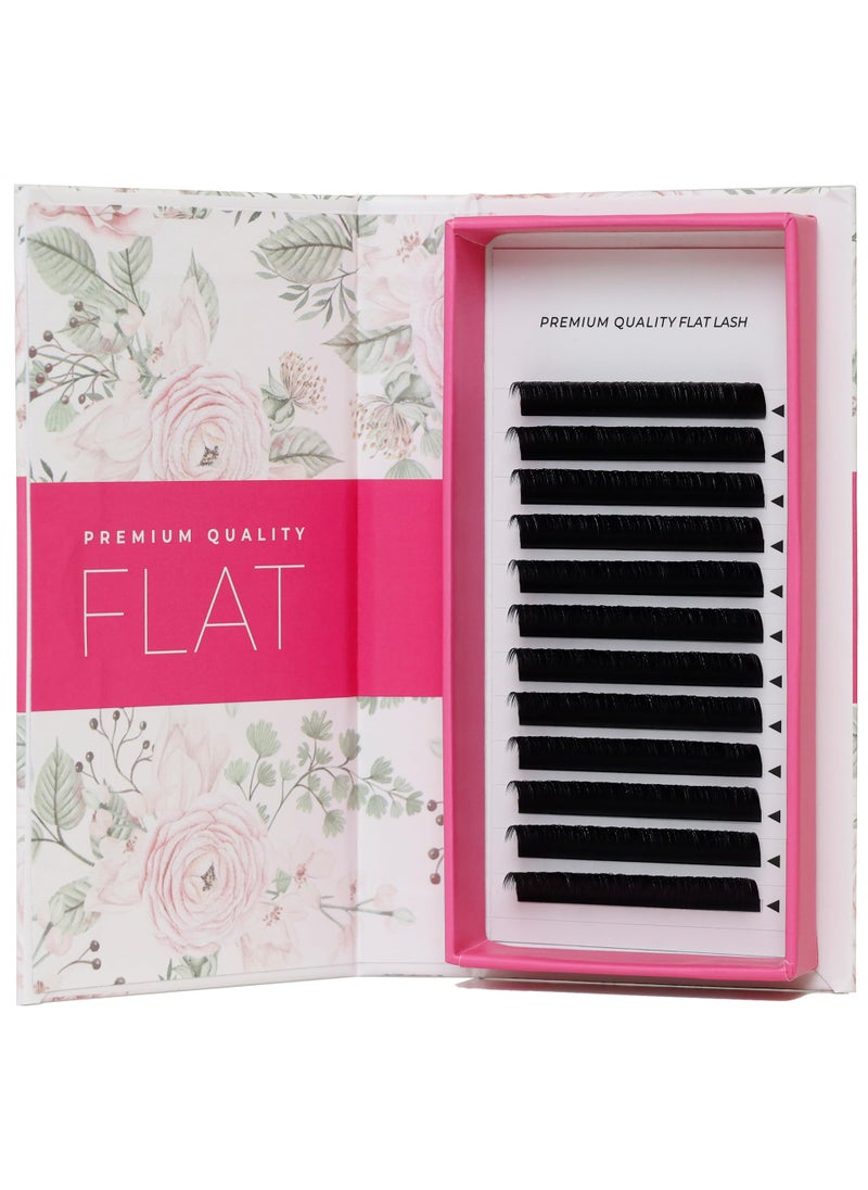 LLBA Eclipse Flat Eyelashes Extension - Mixed 8-15mm Flat Eyelash Extension Supplies Light Lashes | Individual Eyelashes Salon Use | Black Mink False Lashes